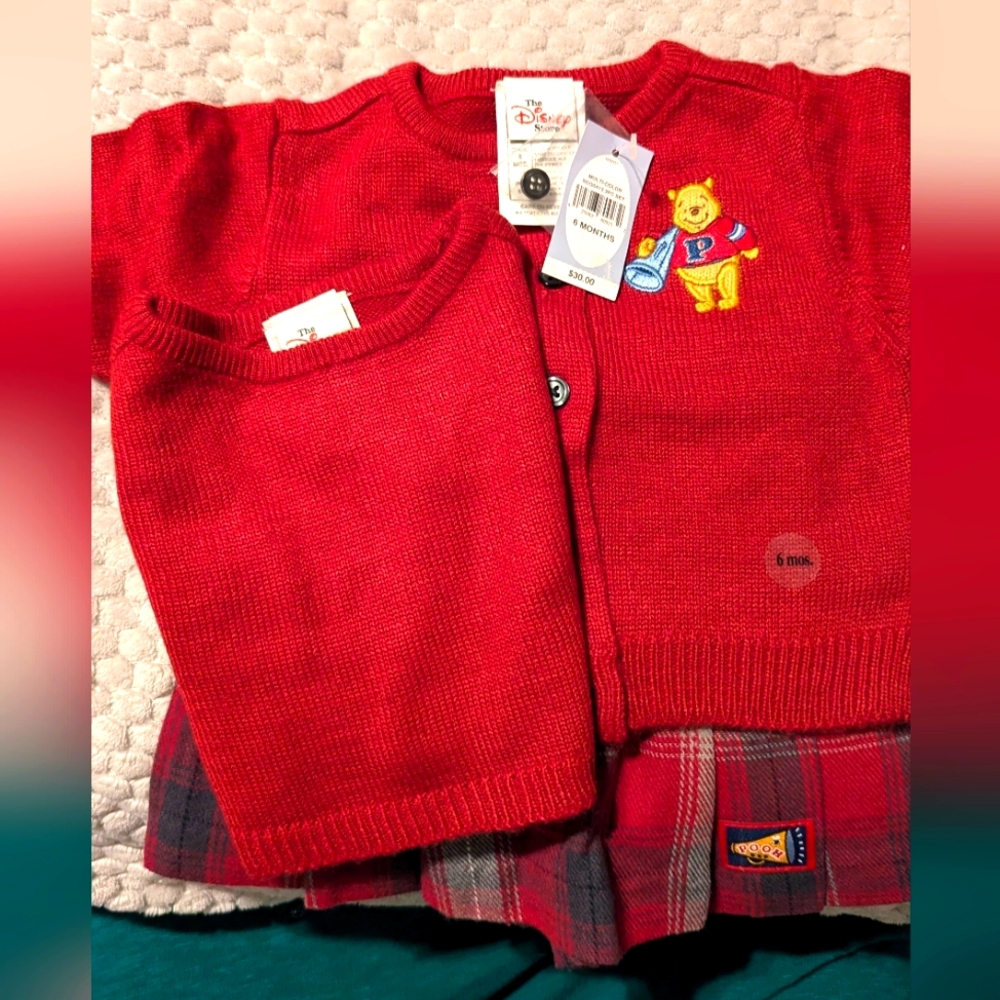 Vintage Pooh baby girl set